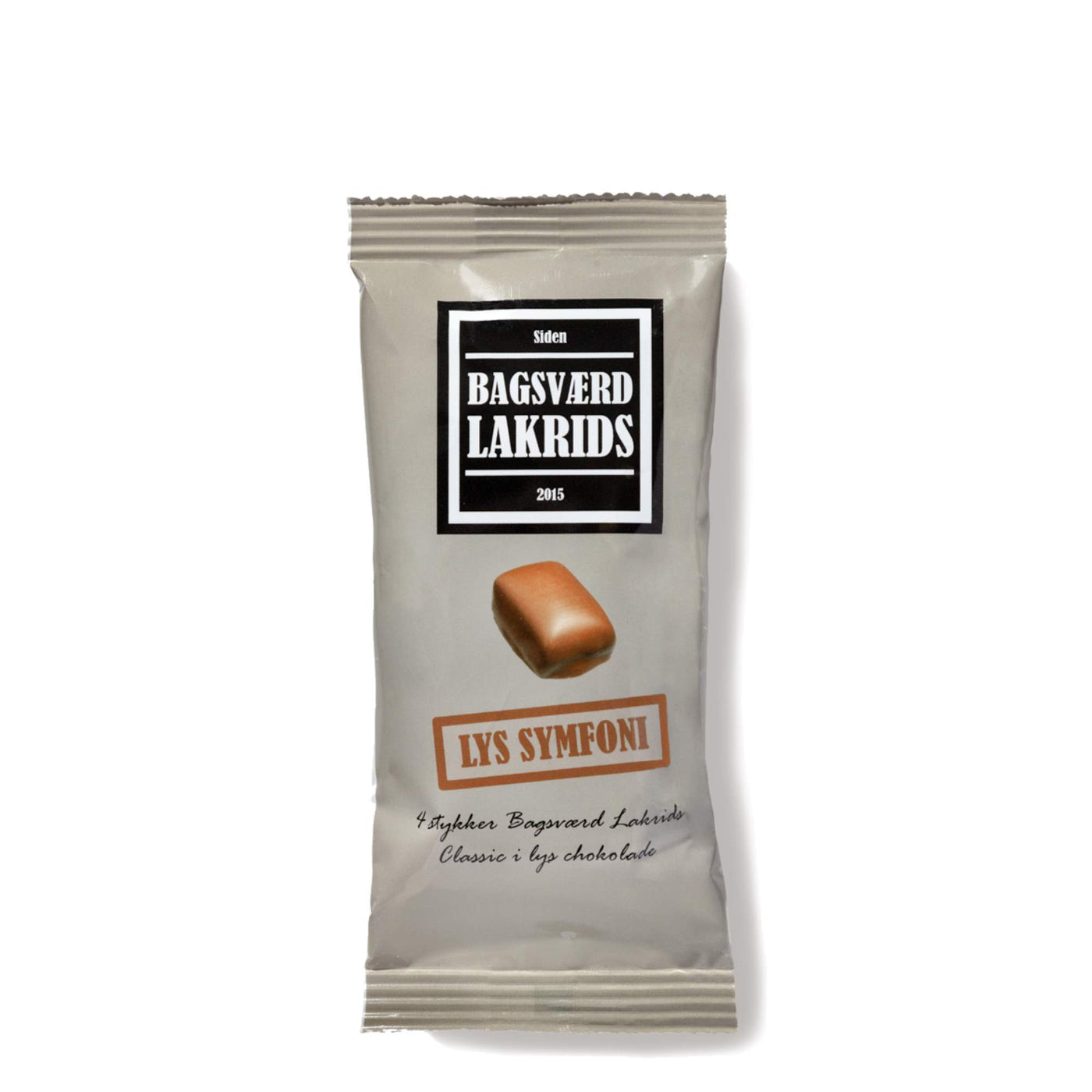 Bagsværd Lys Symfoni - Liquorice Caramel With Milk Chocolate - 40g