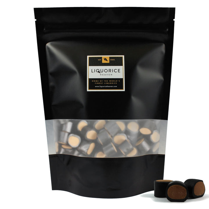 Chocolate Cream Rocks – Fondant Filled Sweet Liquorice Tubes