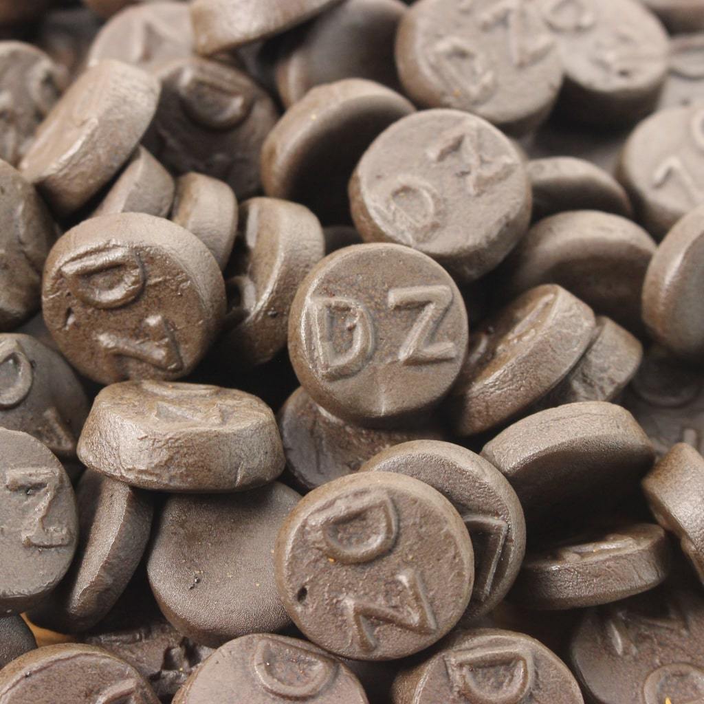 Dubbel Zout Rond, Dutch Double Salt Liquorice. Gluten free, Vegetarian-250g-Liquorice Heaven