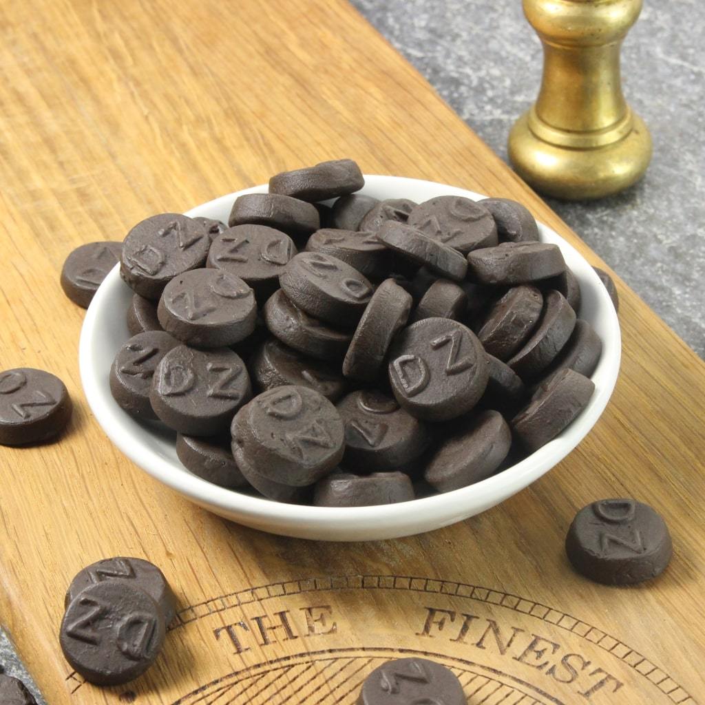 Dubbel Zout Rond, Dutch Double Salt Liquorice. Gluten free, Vegetarian-250g-Liquorice Heaven