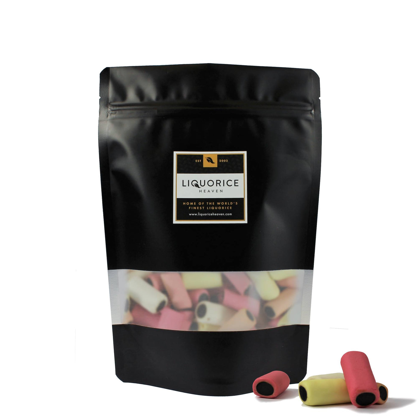 Dutch Liquorice and Fruit Mounties - Sweet & Mild Liquorice Sweets - 250g - Liquorice Heaven