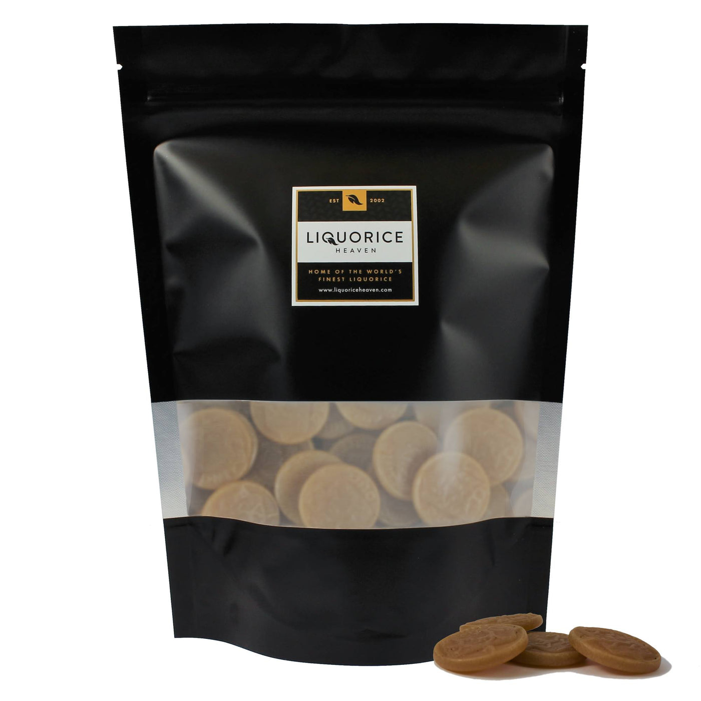 Dutch Salmiak Poen (Salty Liquorice Pennies) - 500g - Liquorice Heaven