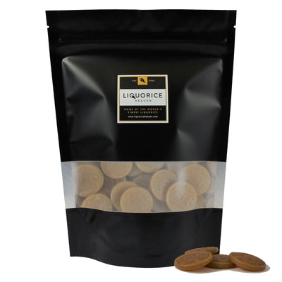 Dutch Salmiak Poen (Salty Liquorice Pennies) - 500g - Liquorice Heaven