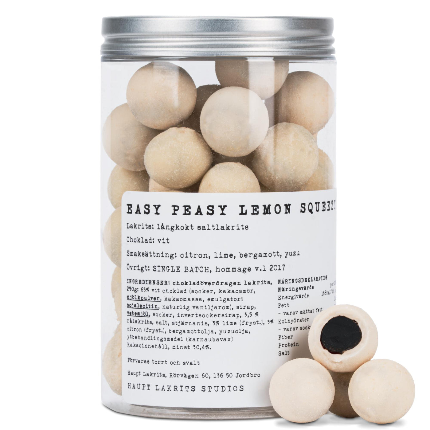 Easy Peasy Lemon Squeezy - Salt Liquorice, White Chocolate, Lemon, Lime & Bergamot