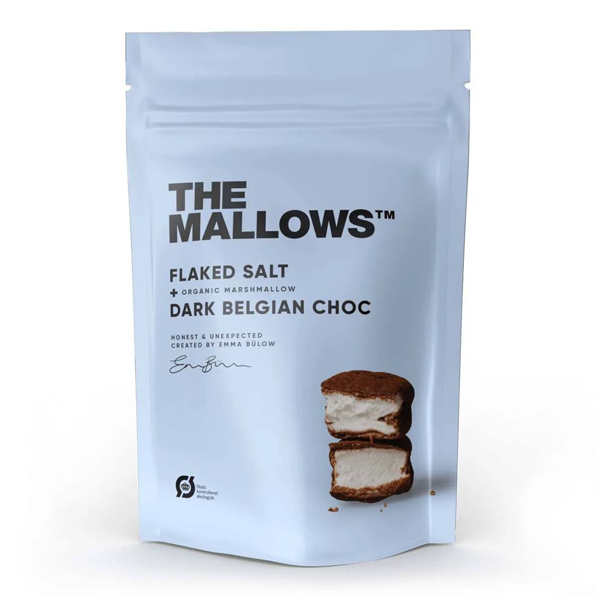 Flaked Salt - Organic Marshmallow Coated With Maldon Sea Salt & Belgian Dark Chocolate