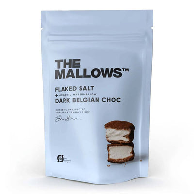 Flaked Salt - Organic Marshmallow Coated With Maldon Sea Salt & Belgian Dark Chocolate
