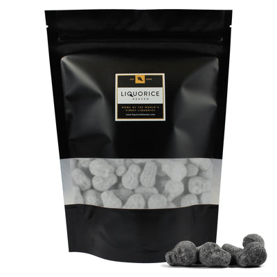 Grahns Dödskalle Pepprad – Hard Boiled Skulls With A Salmiak & Liquorice Powder Core