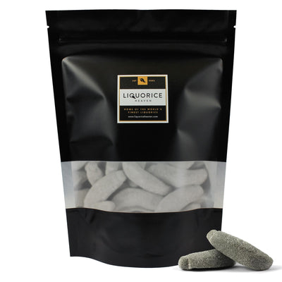 Grahns Salty Bananas – Hard Liquorice Foam Gums