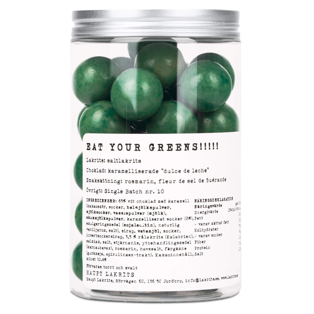 Eat Your Greens – Salt Liquorice, Dulce De Leche & Rosemary - Haupt Lakrits