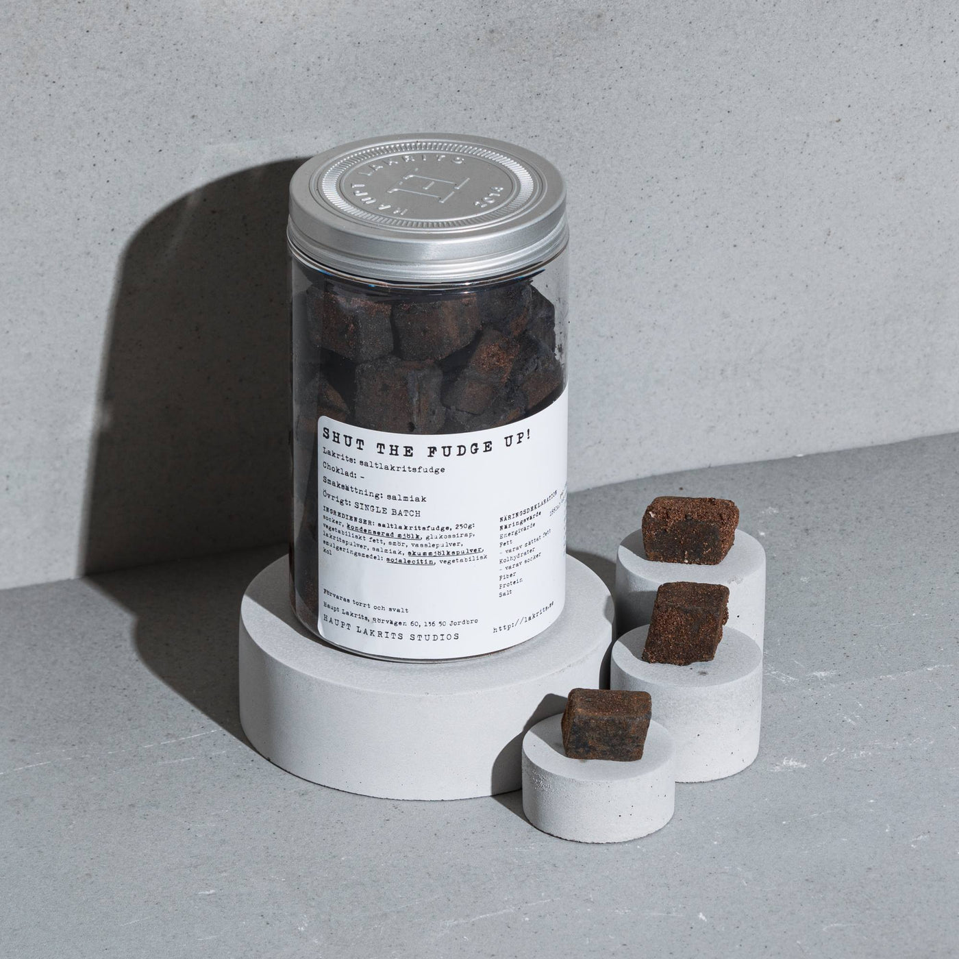 Haupt Lakrits Shut The Fudge Up - Liquorice Butter Fudge Rolled In Salt Liquorice Powder