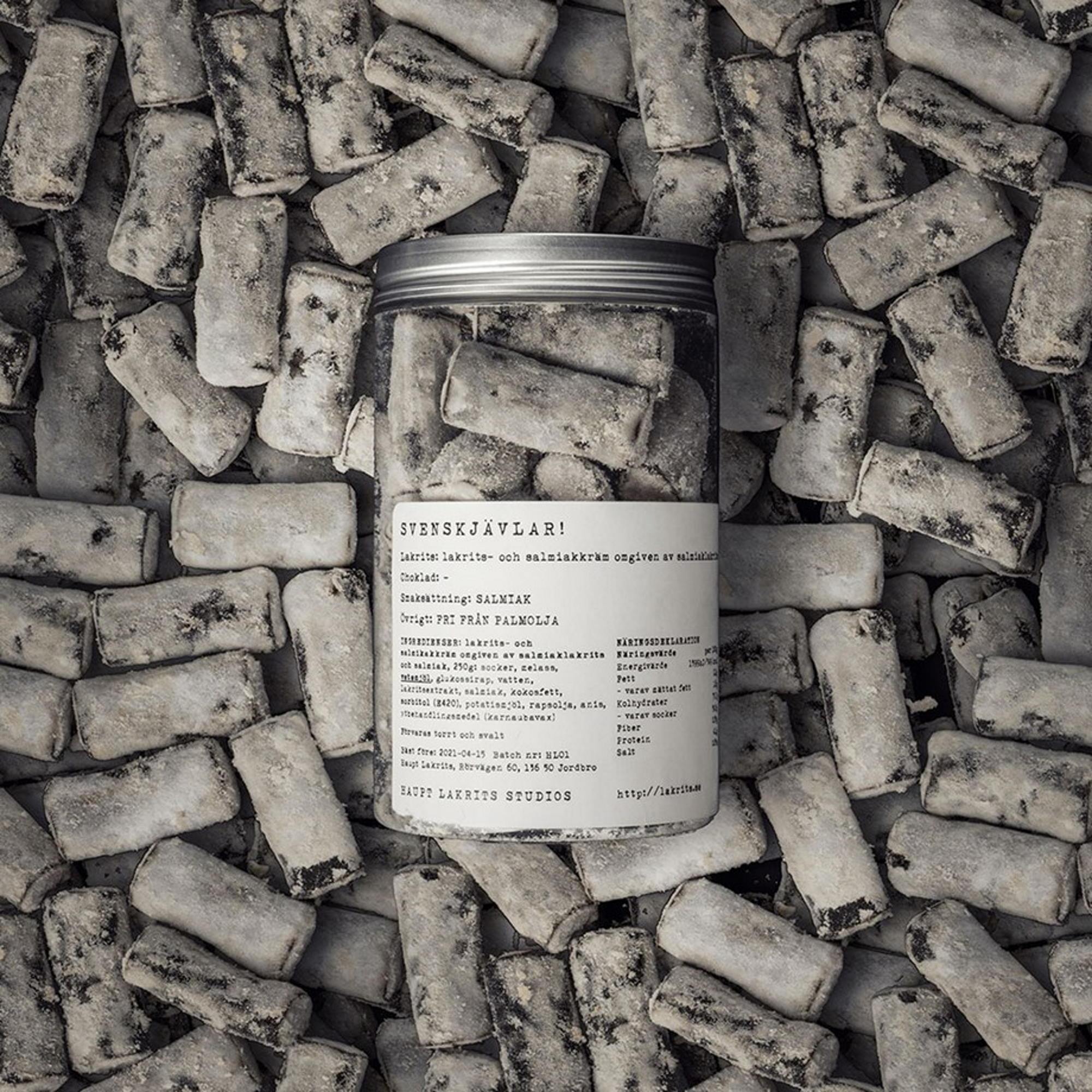 Haupt Lakrits Svenskjävlar - The World's Saltiest Liquorice
