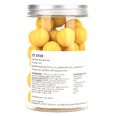 Haupt Lakrits Yu Zuck - Salt Liquorice, White Chocolate, Grilled Yuzu & Peppermint - UK Stock