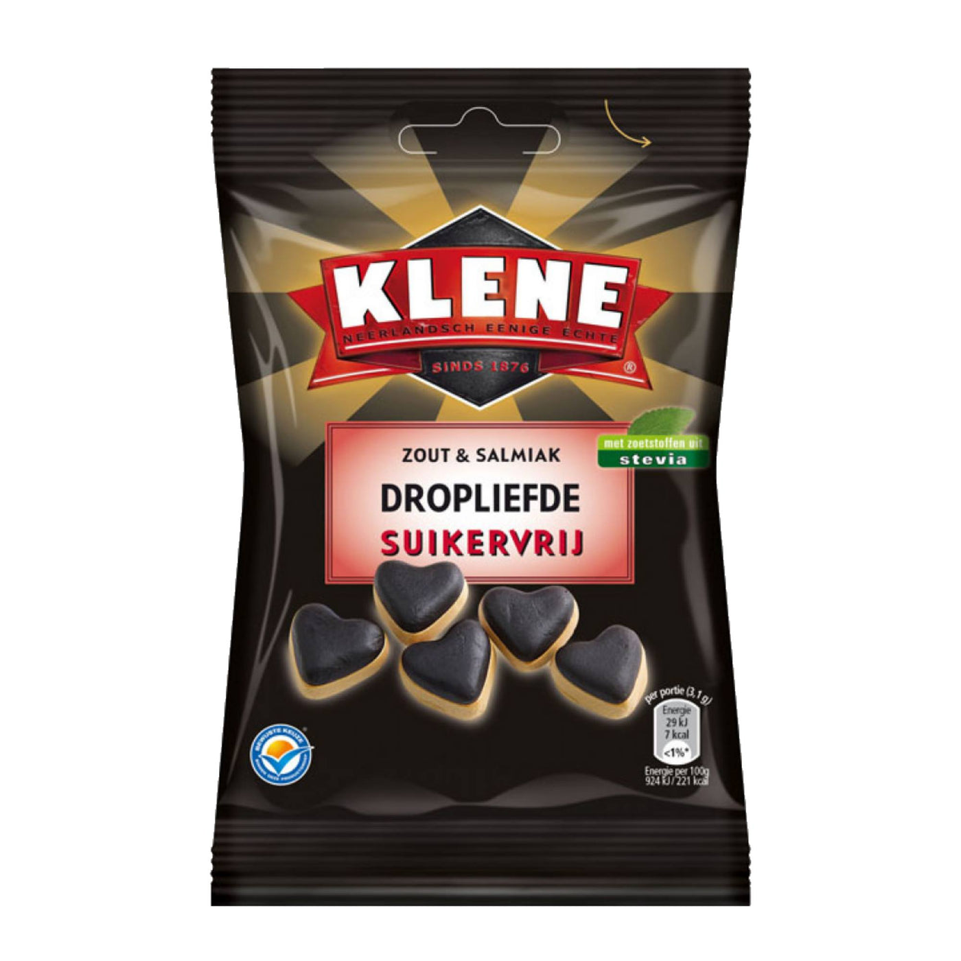 Klene Dropliefde - Sugar Free Soft Salt & Salmiak Liquorice