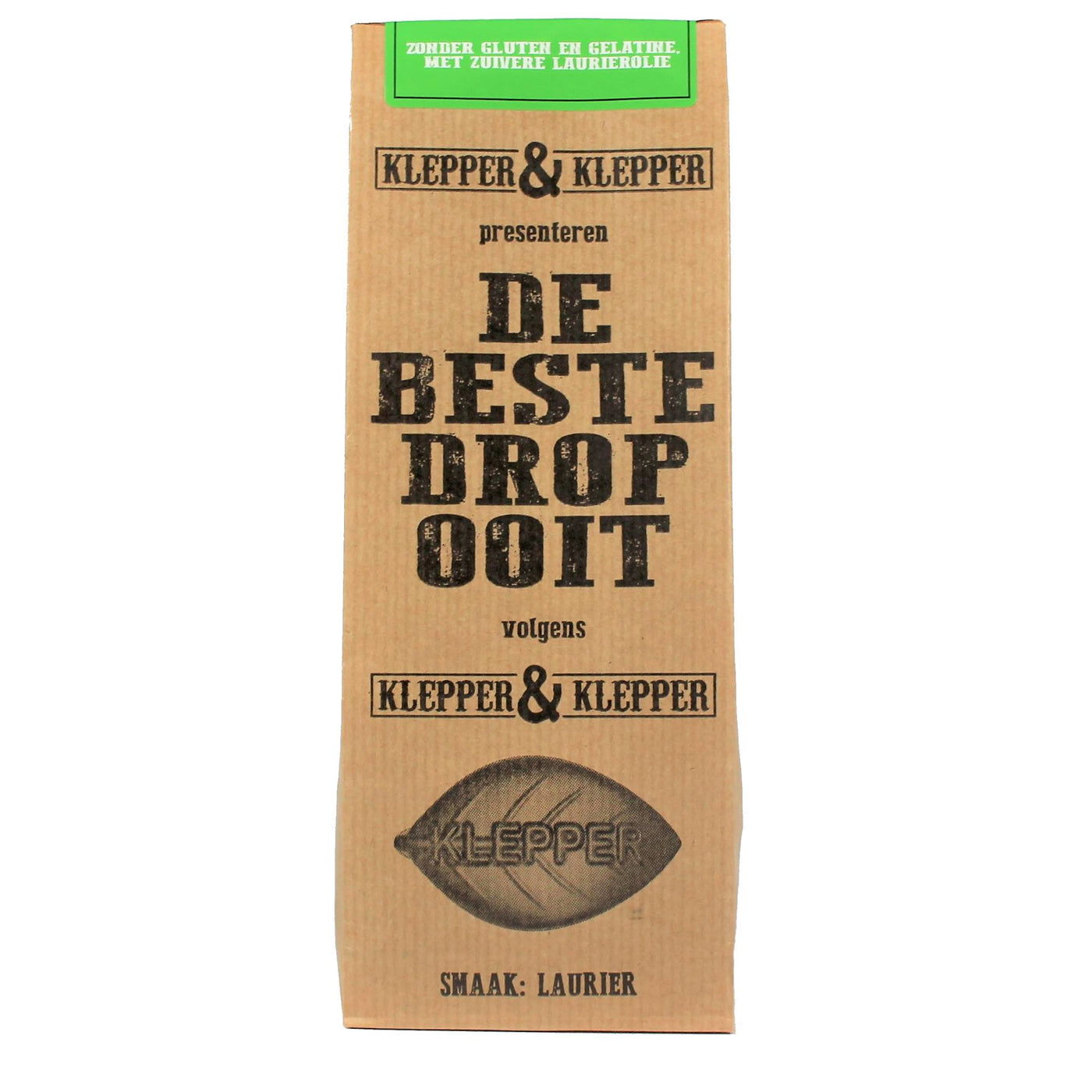 Klepper & Klepper Laurier: Bay Leaf flavoured Dutch Black Liquorice - liquorice heaven - De Beste Drop Ooit - 250g bag