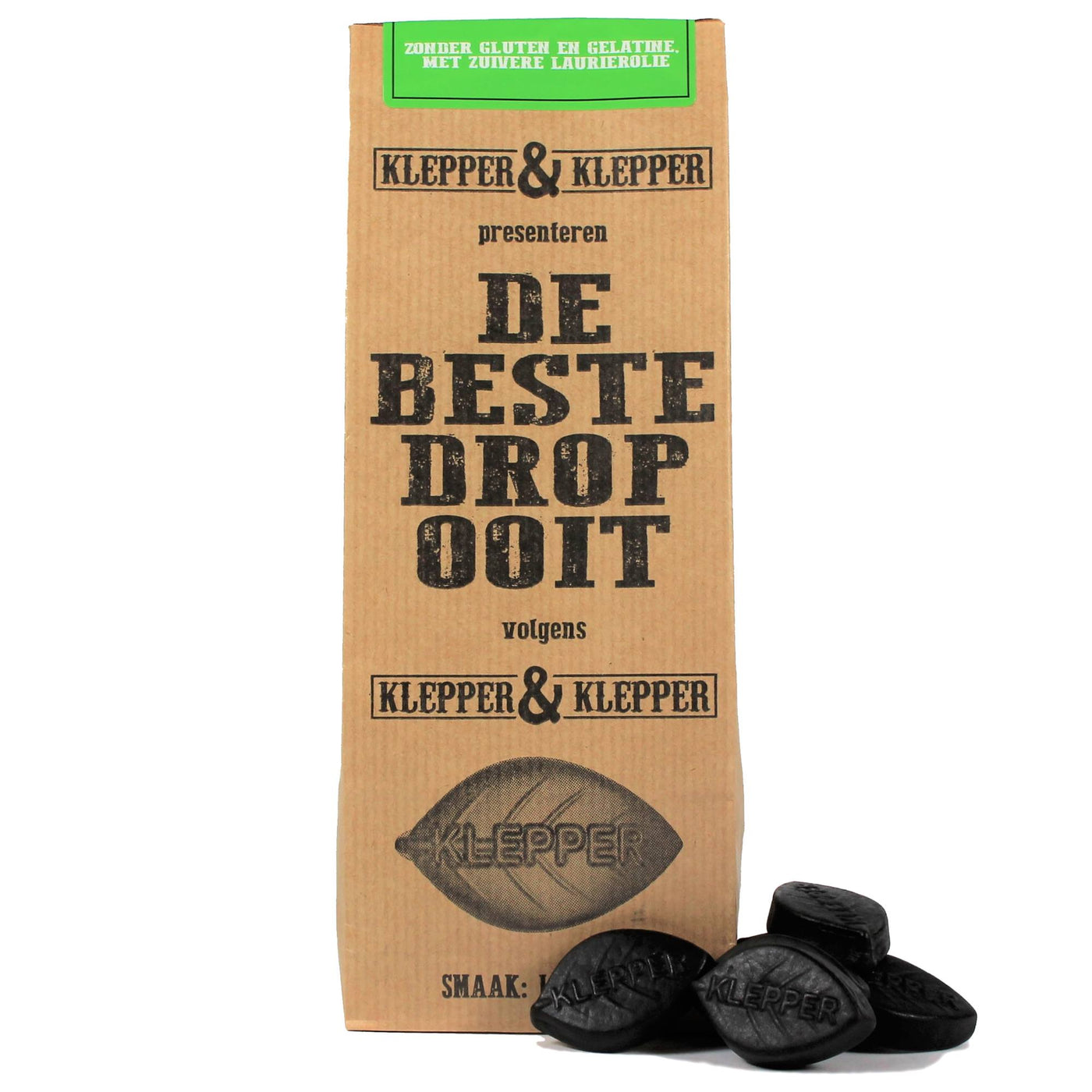 Klepper & Klepper Laurier: Bay Leaf flavoured Dutch Black Liquorice - liquorice heaven - De Beste Drop Ooit