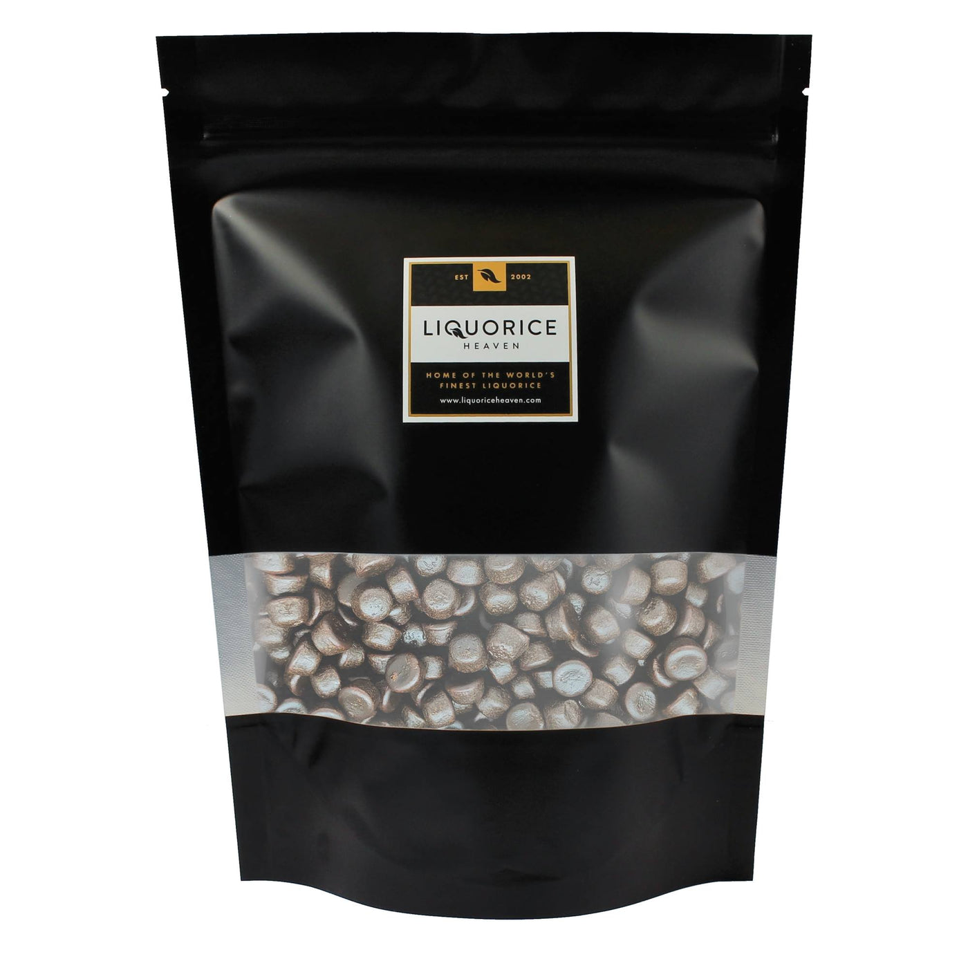 Krepeliendjes - Soft Dutch Liquorice Drops buttons | Gluten-Free Sweets-large pouch-Liquorice Heaven