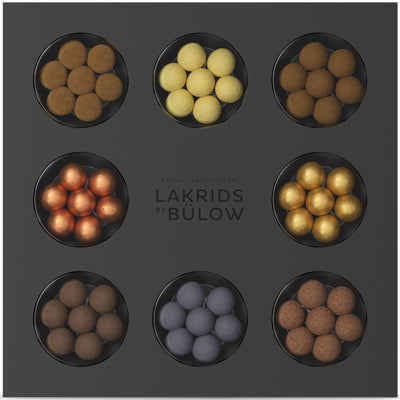 Lakrids Chocolate Coated Liquorice Gift Selection Box (335g)-Lakrids by Bülow-Lakrids by Bülow