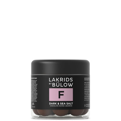 Lakrids Liquorice F - Dark Chocolate & Sea Salt-Lakrids by Bülow-125g-Lakrids by Bülow