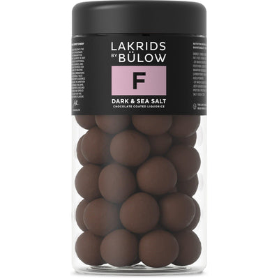 Lakrids Liquorice F - Dark Chocolate & Sea Salt-Lakrids by Bülow-295g-Lakrids by Bülow