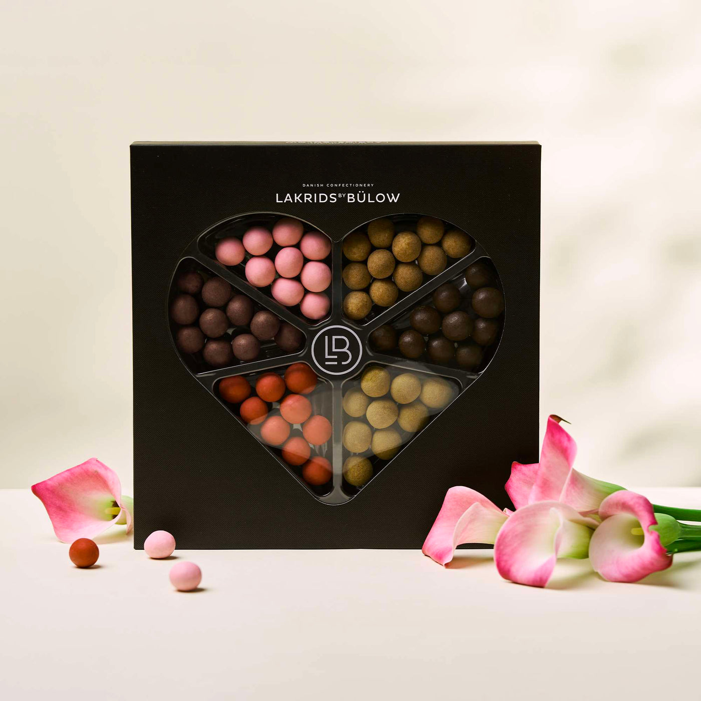 Lakrids by bulow LOVE Chocolate Coated Liquorice Gift Selection Box (450g)