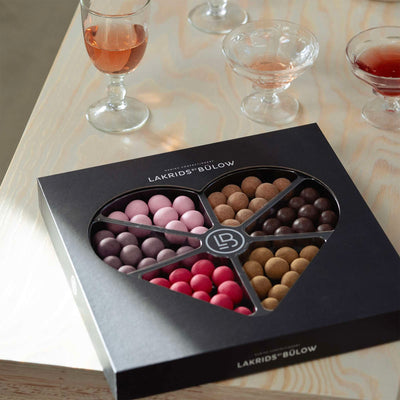 Lakrids by bulow LOVE Chocolate Coated Liquorice Gift Selection Box (450g)