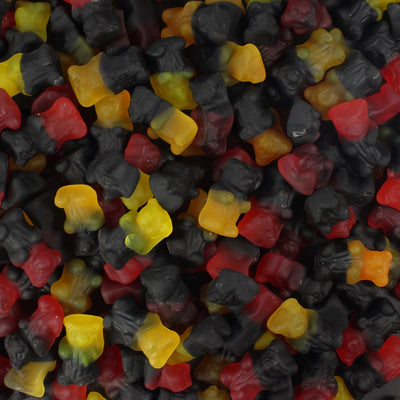 Neon Bears - Dutch Liquorice Fruit Gums | Gluten Free Sweets
