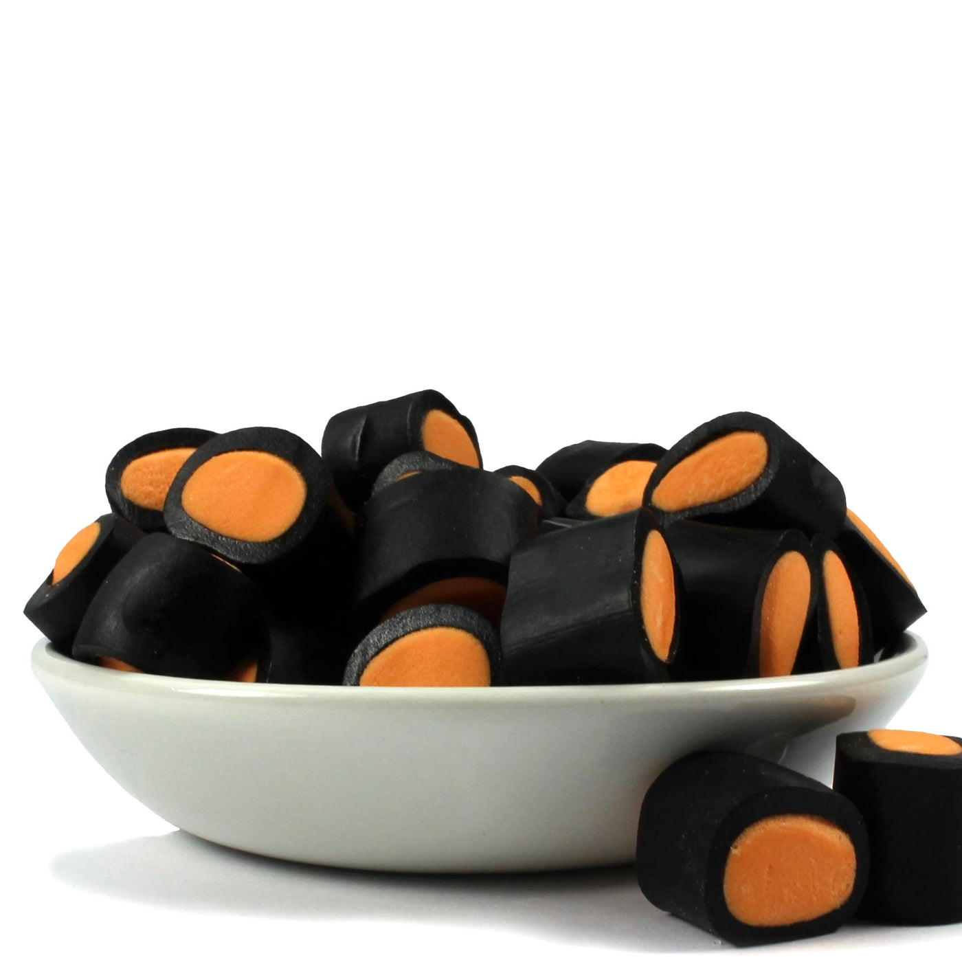 Orange Cream Rocks – Fondant Filled Sweet Liquorice Tubes