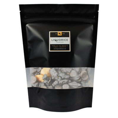 Salmiak Dutch Liquorice Mix - Salty Liquorice Sweets-500g-Liquorice Heaven