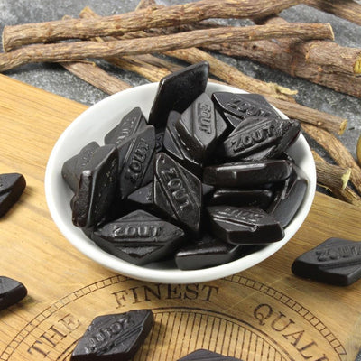 Schuinzout - Salty Dutch Liquorice Diamonds - Gluten Free Sweets-250g-Liquorice Heaven