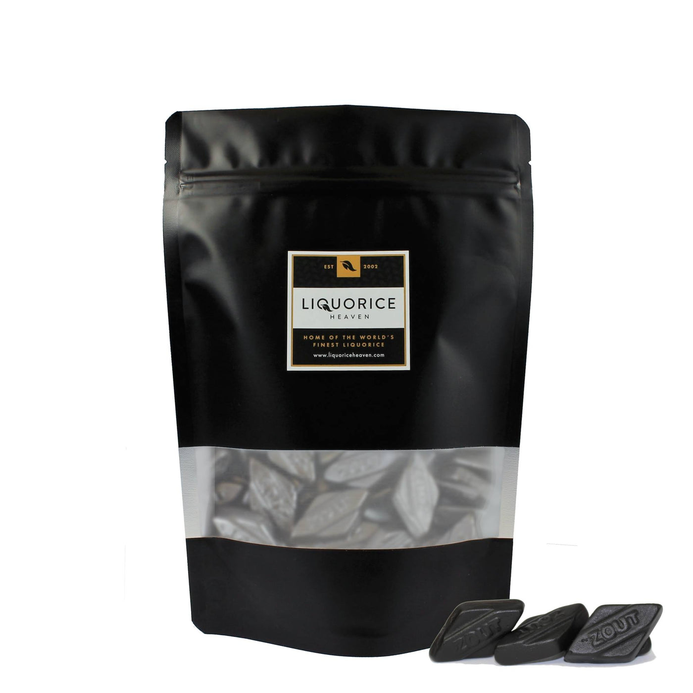 Schuinzout - Salty Dutch Liquorice Diamonds - Gluten Free Sweets-250g-Liquorice Heaven