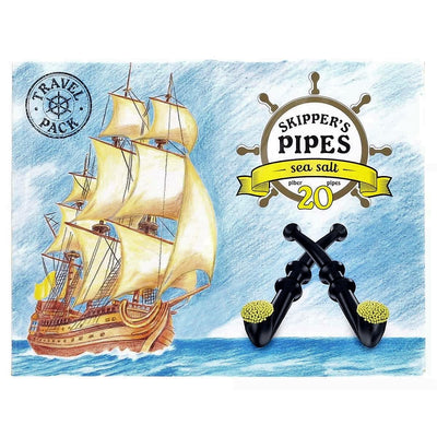 Skippers Pipes - Liquorice & Sea Salt – Box of 20 (340g)