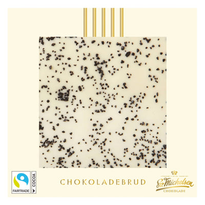 Sv. Michelsen – Handmade Fairtrade White Chocolate & Liquorice Bar (90g) - Hvid chokolade med lakrids